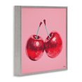 thumbnail image 3 of Stupell Industries Art Deco Red Patterned Cherries Gray Framed Giclee Art, 24 x 24, by RB, 3 of 8