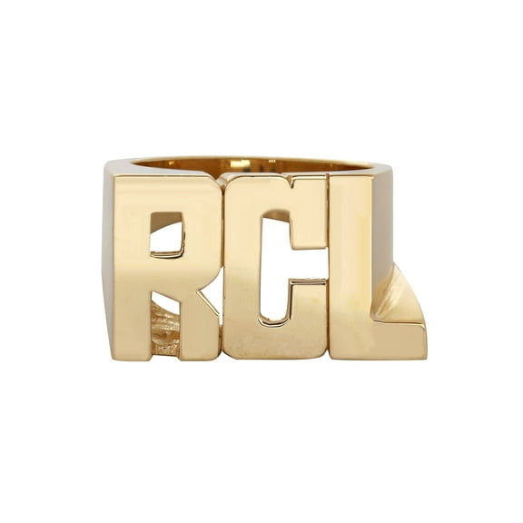 14K Gold Initials Name Ring | Style #60