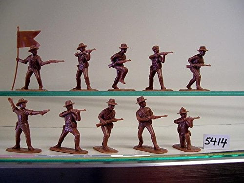 Armies in Plastic WWI 1914-1918 Mounted British Lancers OD Green 1/32 