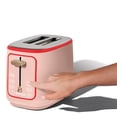 thumbnail image 5 of Beautiful 2 Slice Toaster with Touch-Activated Display, Rose and Tomato Red by Drew Barrymore, 5 of 7