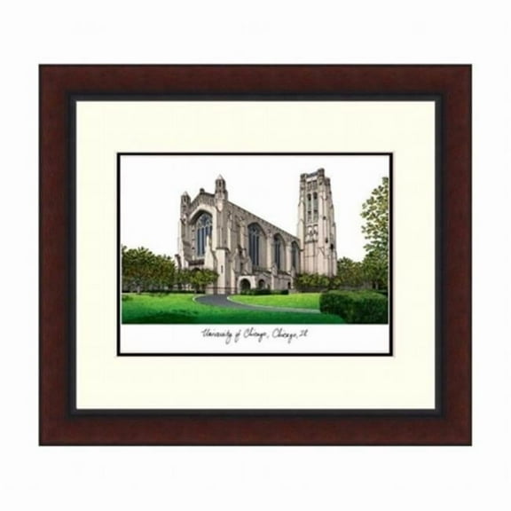 Campusimages IL968LR University of Chicago Legacy Alumnus Framed Lithograph