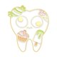 thumbnail image 1 of Salud Bucal Esmalte Alfileres Diente Broches Insignias de Solapa Lindo Dientes Fruta Esmalte Pin Broche Salud Diente Mochila Accesorios Divertido Regalo Joyería, 1 of 4