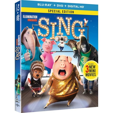 Sing [BLU-RAY] With DVD, Special Ed, 2 Pack, Digitally Mastered In HD, Slipsleeve Packaging, Snap Case