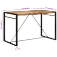 thumbnail image 4 of vidaXL Bar Table 175x90x110 cm Solid Rough Wood Mango, 4 of 5