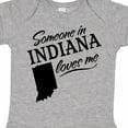 thumbnail image 4 of Inktastic Someone in Indiana Loves Me Boys or Girls Baby Bodysuit, 4 of 5