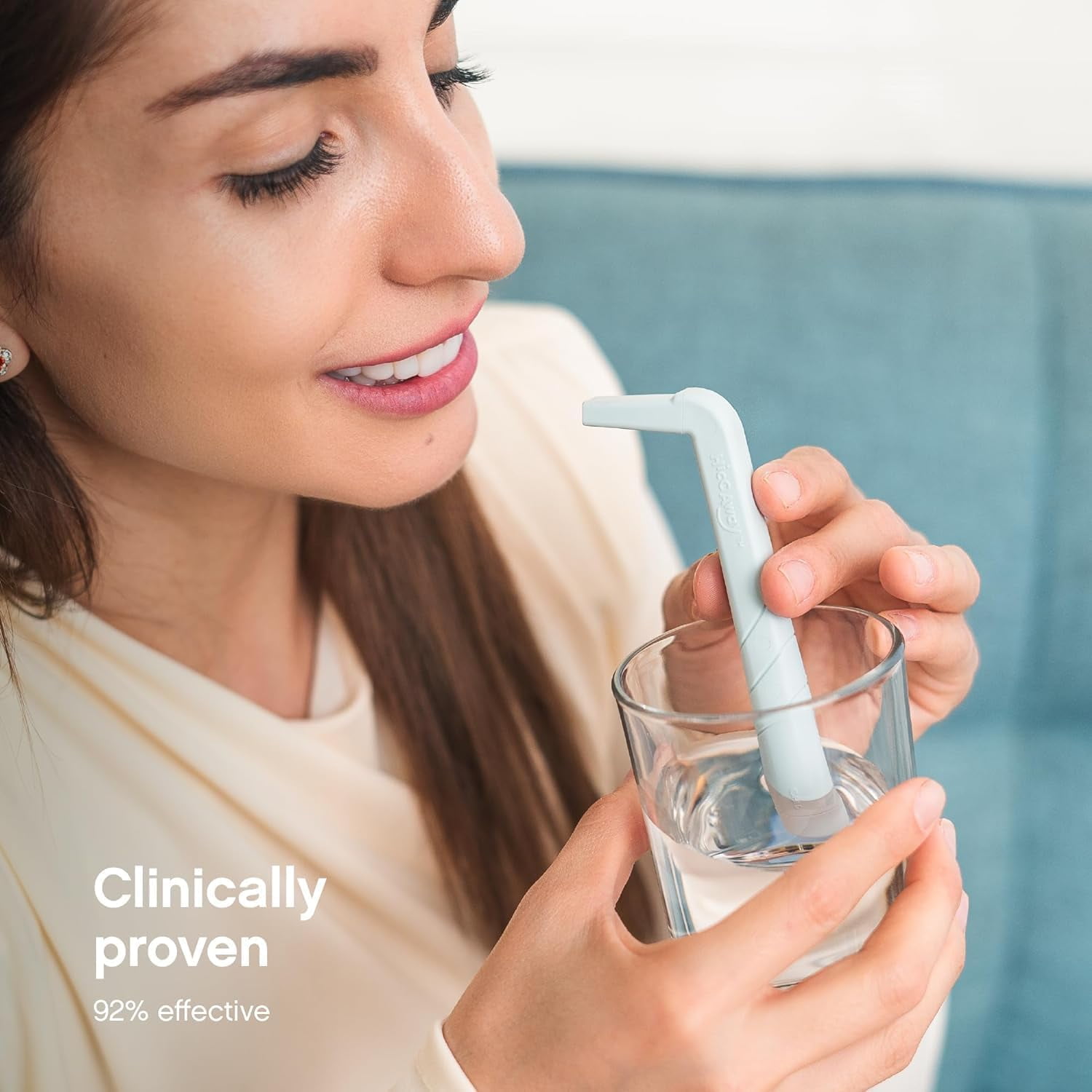 HICCAWAY Hiccup Straw - Stops Hiccups Naturally & Fast - As Seen On Shark Tank - Clinically Proven Relief for All Ages, Children & Adults - Safe, Lightweight, & Reusable VERI PERI 1 Pack