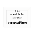 thumbnail image 1 of Hamlet To Be Or Not To Be Shakespeare Photo Mount Frame Picture Art Painting Desktop 5x7 inch, 1 of 3