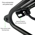 thumbnail image 4 of Mi.xim Foldable Bike Aluminum Alloy Rear Shelf Bikes Back Cargo Rack with Wheels Carrier Holder Outdoor Replacement for Brompton Black, 4 of 9