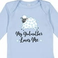 thumbnail image 4 of Inktastic Godmother Godson Lamb Boys Long Sleeve Baby Bodysuit, 4 of 5