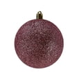 thumbnail image 4 of 31 Piece Shiny, Glitter & Matte Pink Christmas Ball and Cylinder Ornament 5 Inch, 4 of 12