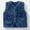 Blue, variant on AWZXDE Boys And Girls Warm Winter Vest Baby Solid Color Inner Wear Autumn Winter Versatile For Children Cozy Cardigan Top Blue,6-12 Months