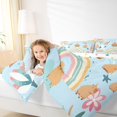 thumbnail image 4 of Castle Fairy 2-Piece Twin Size Comforter Set - Capybara Rainbow Cute Animal Print, 4 of 8