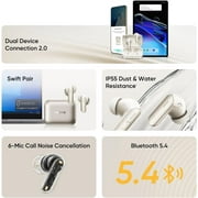 realme Buds Air 7, 12.4mm Dynamic Bass Drivers, 52Hrs Playtime, 52dB Hybrid ANC, 6 Mic ENC, 45ms Low Latency, 360 Spatial Audio, Hi-Res LHDC, IP55 Dust & Water Resistant, BT v5.4 - Green