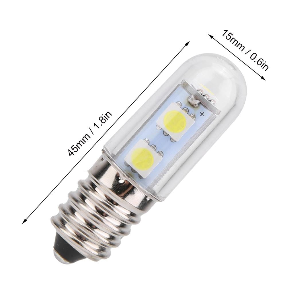 Warm Light, 110V E14 Light Bulb 110/220V 1.5W E14 LED Light Bulb Cooker Hood Bulb LED Refrigerator Light for Sewing Machine Lamp Bulb 