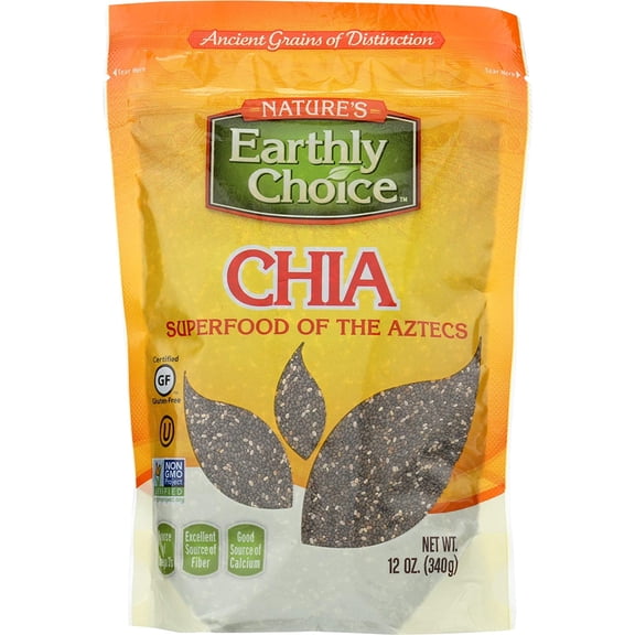 Nature's Earthly Choice Chia, 12 oz