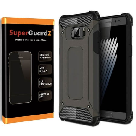 For Samsung Galaxy S6 Case, SuperGuardZ Slim Heavy-Duty Shockproof Protection Cover Armor [Black]