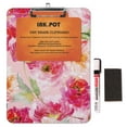 thumbnail image 6 of Inkdotpot Dry Erase Double Sided Dry Erase Double Sided Clipboard Letter Size Printed Paperboard Clipboard w/Low Profile Clip 9X12.5 With Free Marker & Duster, 6 of 9