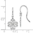 thumbnail image 3 of FB Jewels SS White Ice .03 ct Diamond Shepherd Hook Earrings, 3 of 4