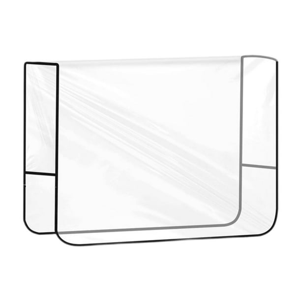 Funda para silla de peluquería, impermeable, compatible con la mayoría de sillas de peluquería, fundas traseras transparentes para barbería y hogar. Cuadrado pequeño