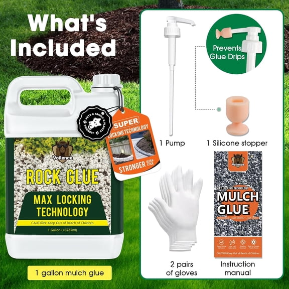 1 Gallon Mulch Glue for Landscaping