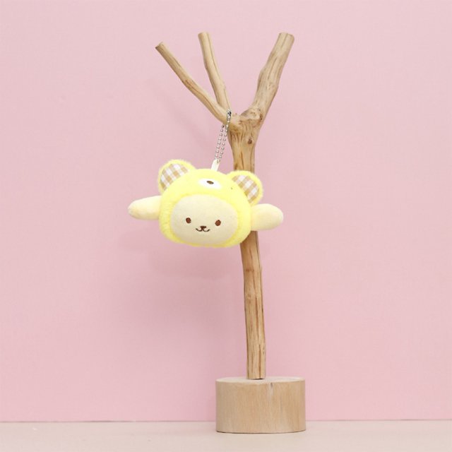 Muñeco de peluche de regalo para niños con colgante pequeño, muñeco llavero de estilo lindo