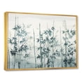 thumbnail image 3 of Designart "Tranquility of Grey and Green Bamboo I" Extra Large People Framed Wall Art - Global Green China Art Entryway Framed Wall Art, 3 of 7