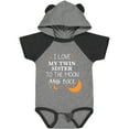 thumbnail image 3 of Inktastic I Love My Twin Sister to the Moon and Back Boys or Girls Baby Bodysuit, 3 of 5