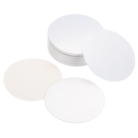 Uxcell 80mm Resistant Tamper Aluminum Foil Cap Liner Induction Heat Sealing for PET Bottle 150 Pack