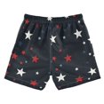 thumbnail image 7 of FORMRS Boys Swim Trunks Quick Dry Mesh Liner Boardshorts Sizes XS-XL, Blue Stars Pattern, 7 of 7