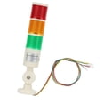 thumbnail image 3 of Luz de advertencia de máquina CNC, rojo/naranja/verde Indicador LED de advertencia de máquina CNC Luz de señal de alarma con sonido de zumbador 24 VCC, 3 of 8