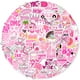 thumbnail image 1 of Paquete de pegatinas Vsco Color Mix Anime, vinilo impermeable, 100 unidades, 1 of 3