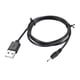 thumbnail image 1 of Adaptador de alimentación DC macho de 1M Uxcell 2.5x0.7mm a cables USB macho negros, 1 of 3