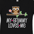 thumbnail image 4 of Inktastic My Grammy Loves Me Owl Girls Toddler T-Shirt, 4 of 5