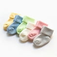 thumbnail image 5 of Neutral Warm Thick Cotton Socks Baby Toddler Socks with Grips Thickened Cotton Small Size Socks Anti Slip 0-1 Years Old, 5 of 8