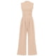thumbnail image 1 of Mono Enterizo PRETTYGARDEN sin Mangas Pierna Ancha M Beige, 1 of 8