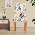 thumbnail image 4 of Yayeee 2 Pack Dining Chair Covers Stretch Parson Chairs Slipcovers Seat Protector, Tropical Jungle Vibes, 4 of 6