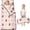 Strawberry and Heart Pink Pattern, variant on Strawberry and Dot Pink Pattern Teens Toddler Nap Mat with Pillow, Sleeping Mat Bag for Preschool Daycare 59"x22"