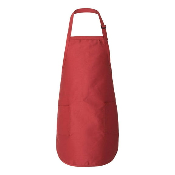 Q-Tees Q4350 Apron Unisex Adult Full-Length with Pockets