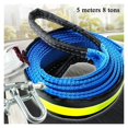 thumbnail image 3 of 5m 8 Tons Winch Tow Cable Tow Strap Car Towing Rope With Hooks For Heavy Duty Car Emergency Off Road Emergency Tow Rope ,Durable & Safe, 3 of 6