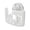 White, variant on Suction Cup Buckle Slipper Rack, Punch Free Wall Mounted Bathroom Shoe Storage Holder for 2 Pairs(White)