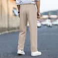 thumbnail image 5 of EaskTriop Men's Slim Fit Chino Pants, Lightweight Stretch Tapered Trousers for Travel & Golf, Wrinkle-Free Flat Front Casual Slacks, 5 of 6