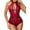 Wine Red, variant on Avidlove Lingerie for Women Sexy Lace One Piece Bodysuit Halter Deep V Sleepwear XS-XXL