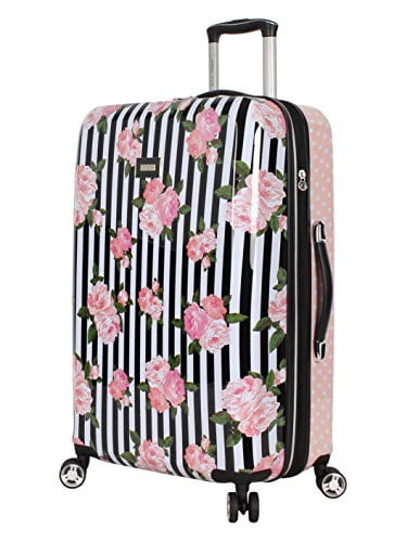 Betsey Johnson 26 Inch Checked Luggage 