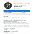 thumbnail image 2 of Engine Harmonic Balancer - Compatible with 2002 - 2007 Suzuki Aerio 2003 2004 2005 2006, 2 of 2