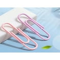 thumbnail image 4 of LNGOOR 160/500pcs Colorful Paper Clips Office Supplies Large Bookmark Clip Storage Box Stainless Steel Paper Clip Holder Suitable For Office Desk Clipboard With Paper Storage, 4 of 6