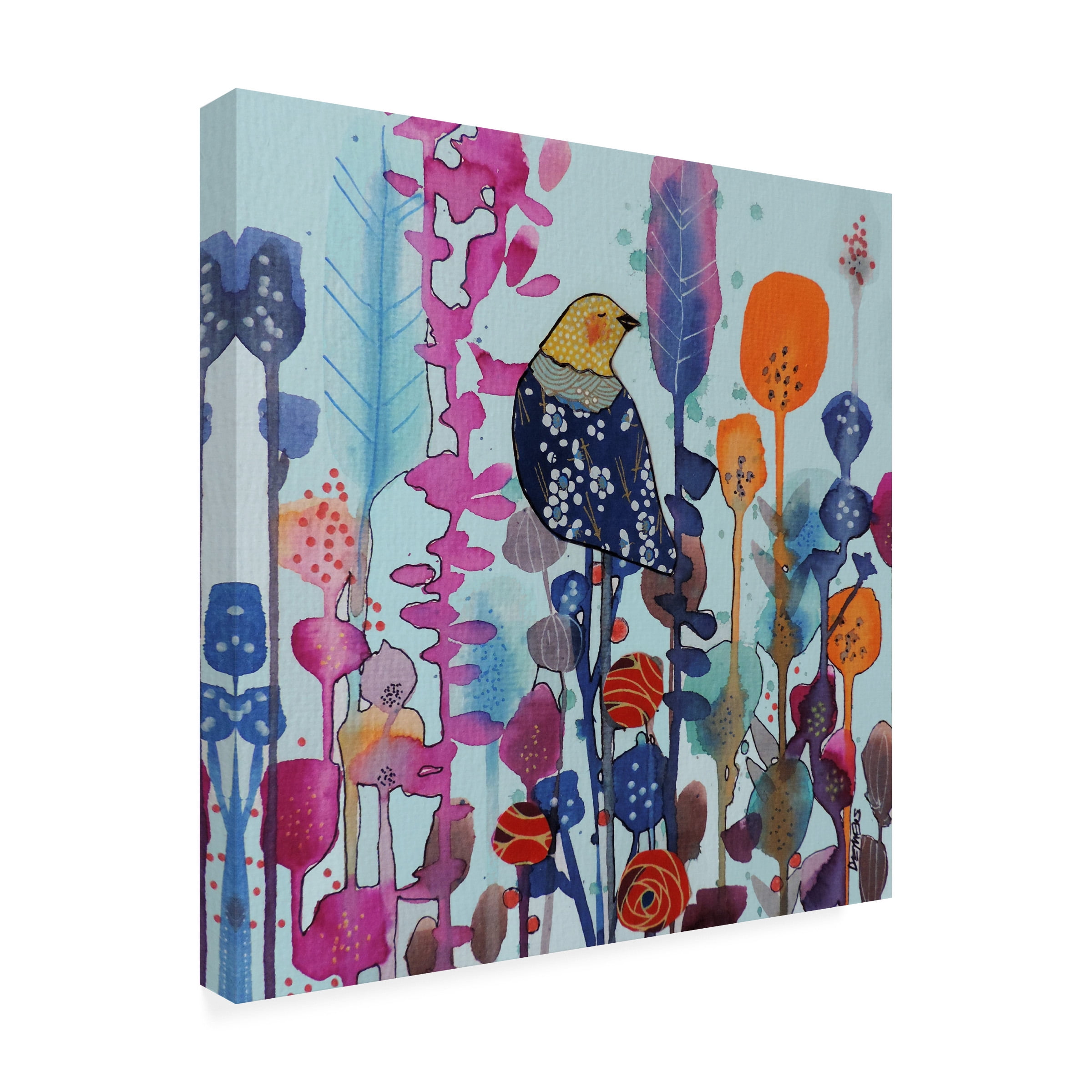 Sylvie Demers 'Juste Ici' Canvas Art