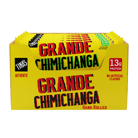 Tina's Grande Chimichanga Chili Verde, 6oz, Packaged Burrito, 1 Count (Frozen)