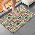 thumbnail image 4 of Colorful Mushroom Plant Light Blue Pattern Bathroom Rugs Mat,Non Slip Microfiber Bathroom Rug,Rubber Backing,Soft Bathroom Mats for Bathroom Floor,Tub and Shower,20x32in(50x80cm), 4 of 5