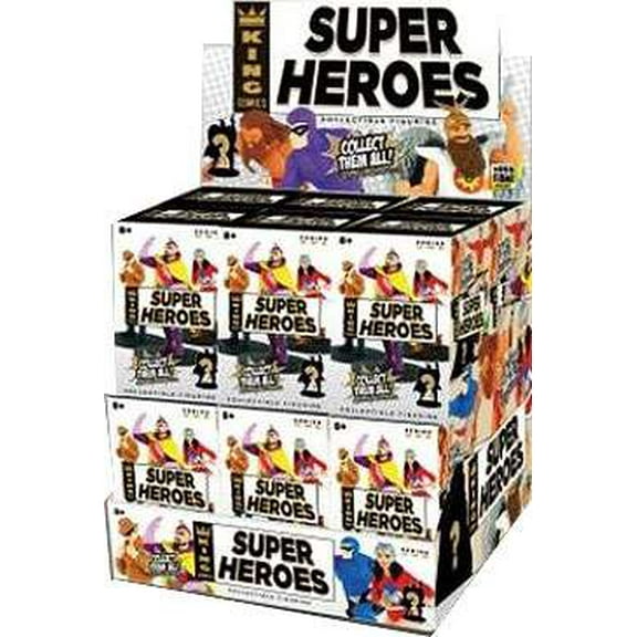 Sunday Morning Comics King Comics Heroes Series 1 Mystery Box (18 Packs)