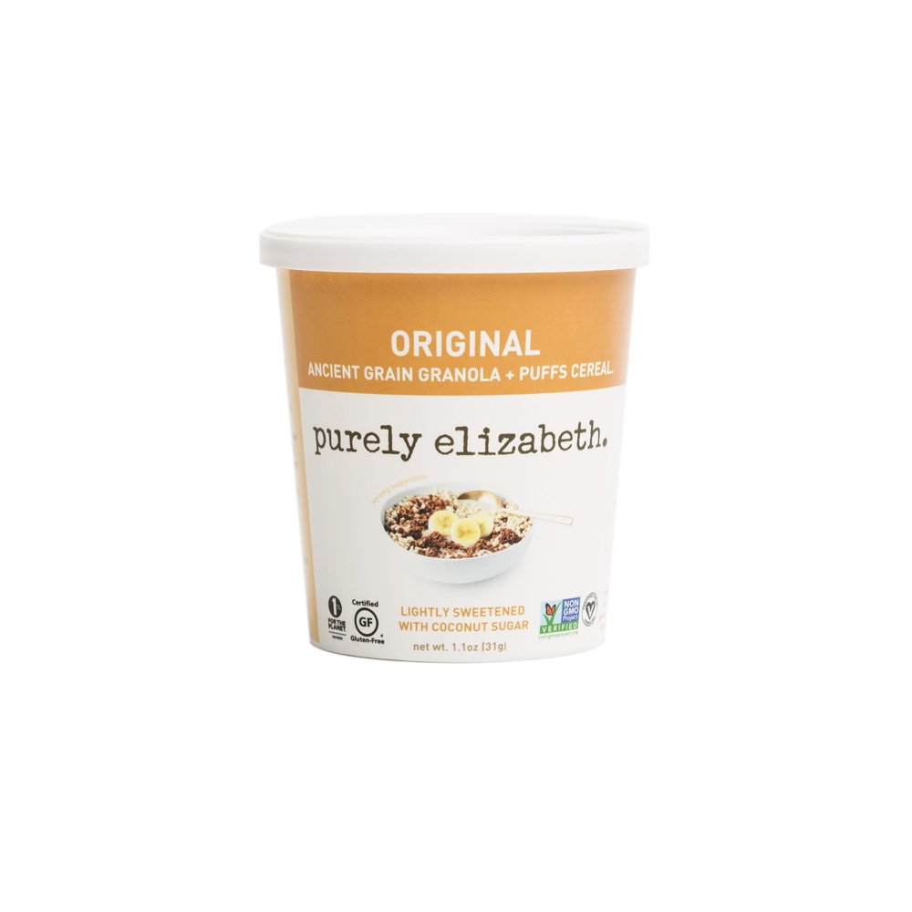 Purely Elizabeth Granola + Puffs Cereal Single Serve Cups, Original